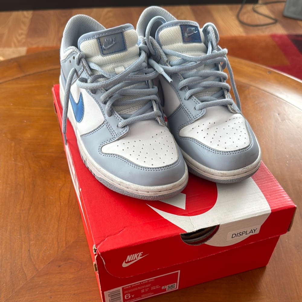 Nike Kids Shoes - Light Blue and White